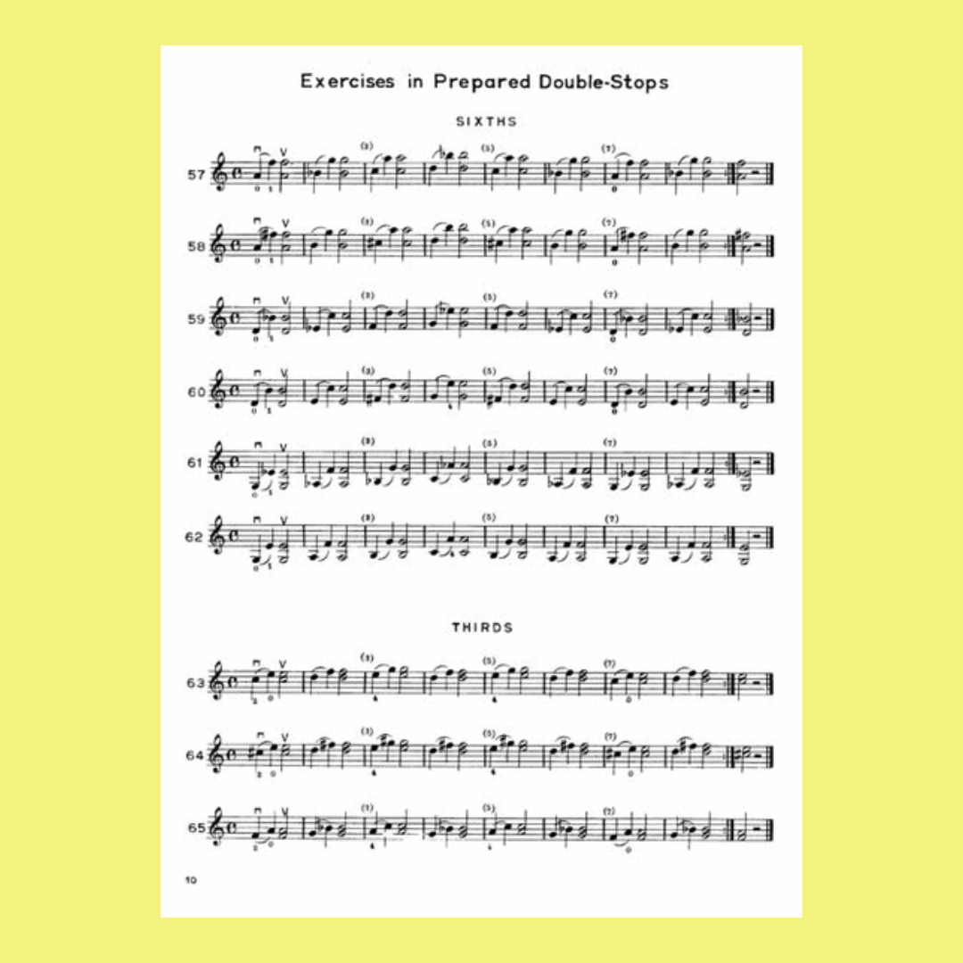 Rubank - Developing Double Stops For Violin Book