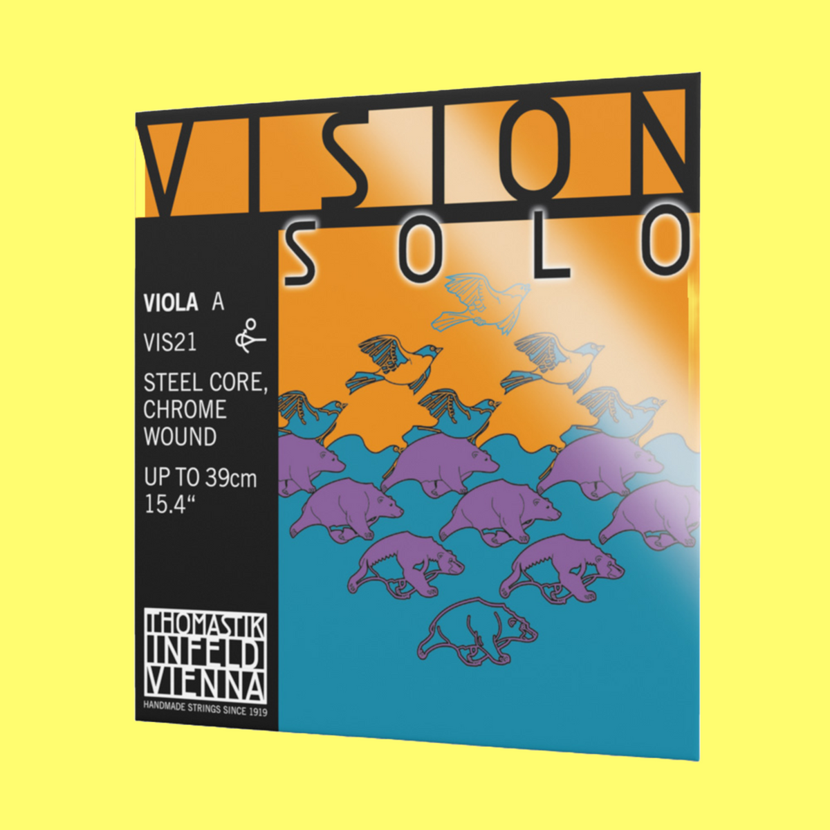 Thomastik VIS21 Vision Solo 中提琴 4/4 'A' 单弦 钢芯/铬缠弦