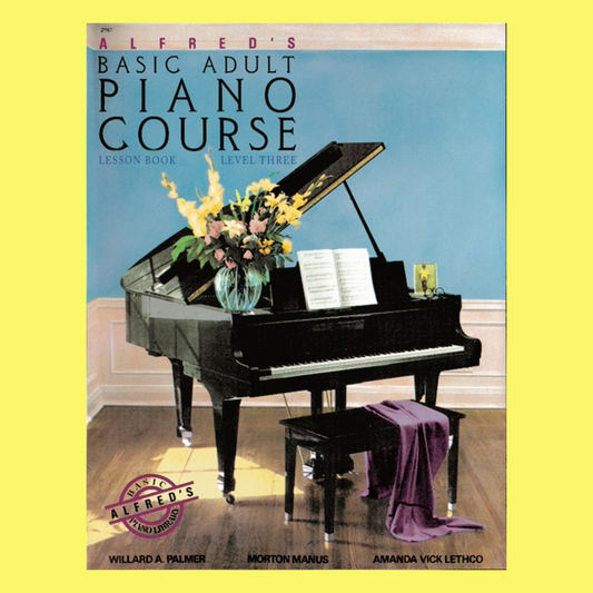 Alfred's Basic Adult Piano Course - Lesson Book 3