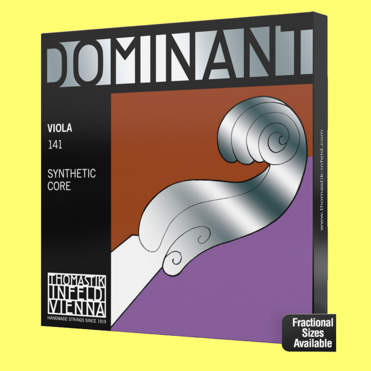 Thomastik 141H Dominant 中提琴 1/2 琴弦套装 合成纤维弦芯