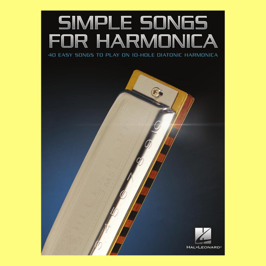 Simple Songs for Harmonica Book (40 Songs)