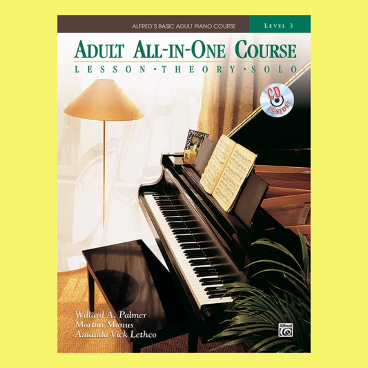 Alfred's Basic Adult All-in-One Piano Course - Book 3 (Book and Cd)