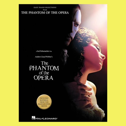 Phantom Of The Opera Movie Easy Piano Selections Book