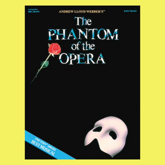 Phantom Of The Opera Easy Piano Vocal Selections Book