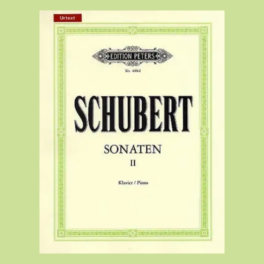 Franz Schubert - Sonatas Volume 2 For Piano Book (Urtext Edition)