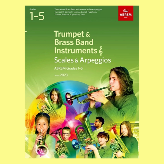 ABRSM Scales And Arpeggios Trumpet/Brass Band TC Grade 1-5 Book