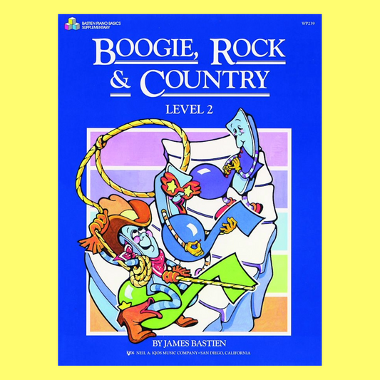 James Bastien - Boogie Rock And Country Level 2 Book