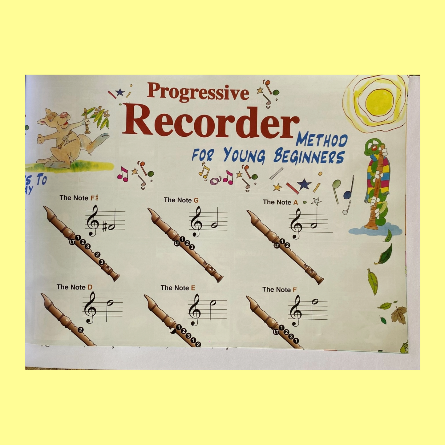 Progressive Recorder Method For Young Beginners - Book 1 (Book/Ola)