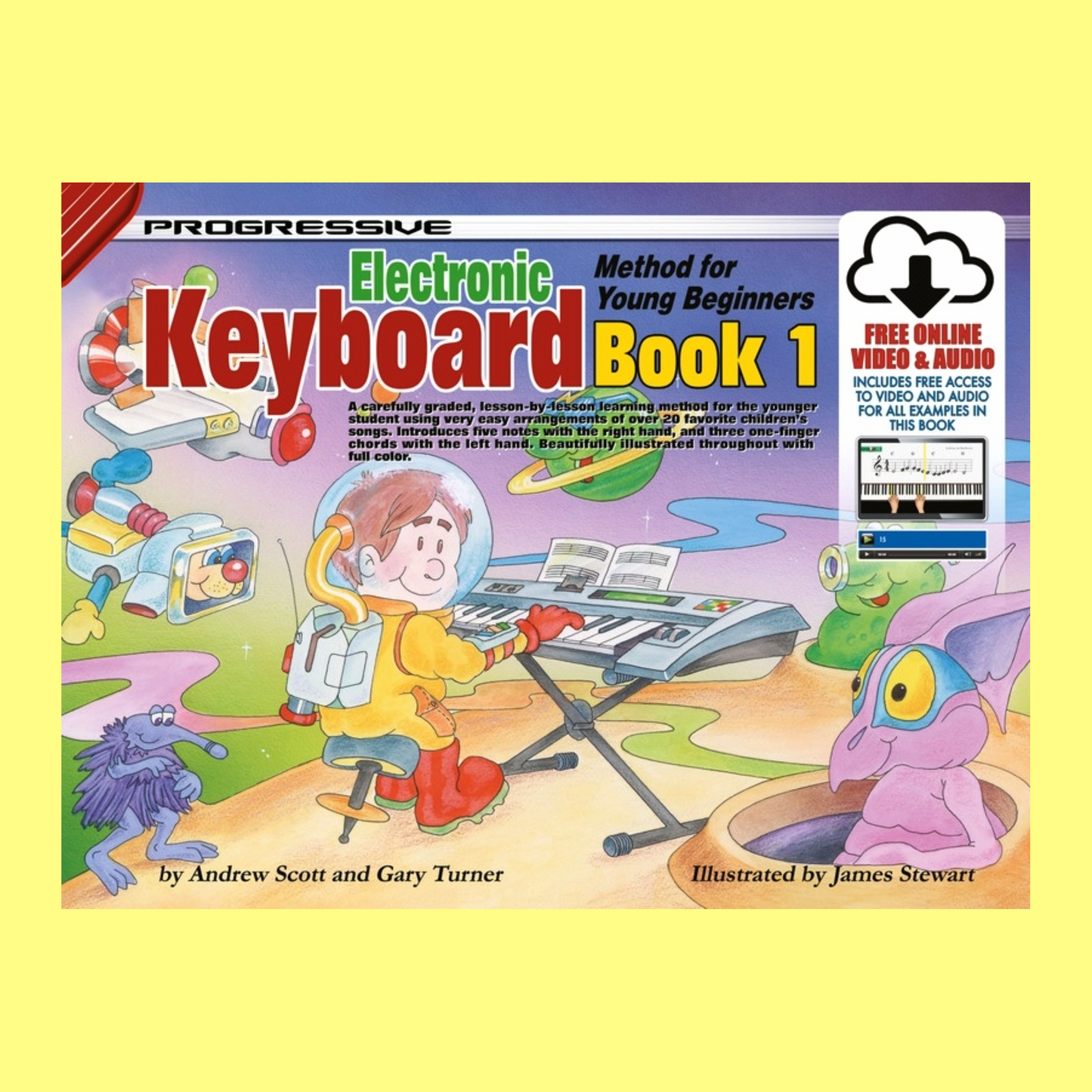 Progressive Electronic Keyboard Method Young Beginners - Book 1 (Book/Ola)