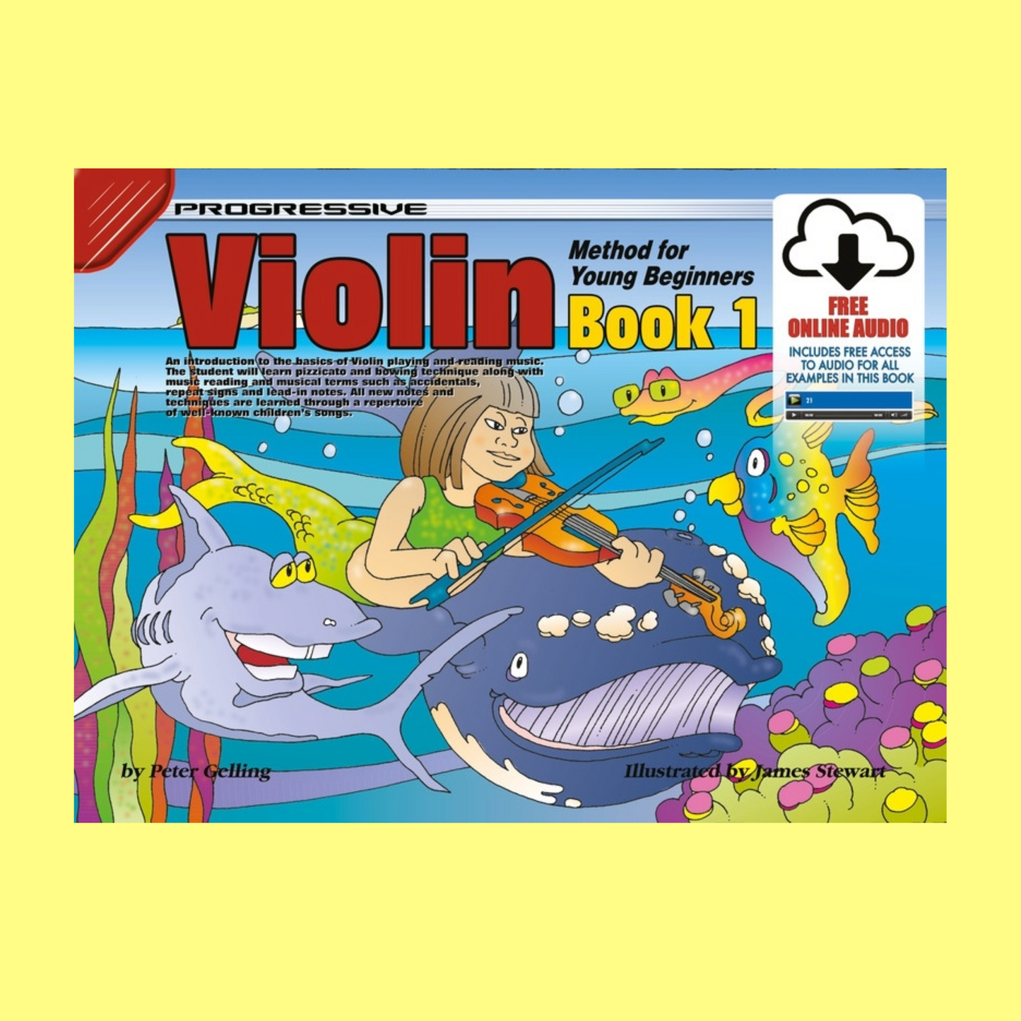 Progressive Violin Method For Young Beginners - Book 1 (Book/Ola)