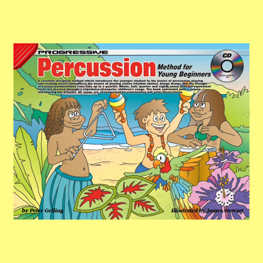 Progressive Percussion Method For Young Beginners Book/CD