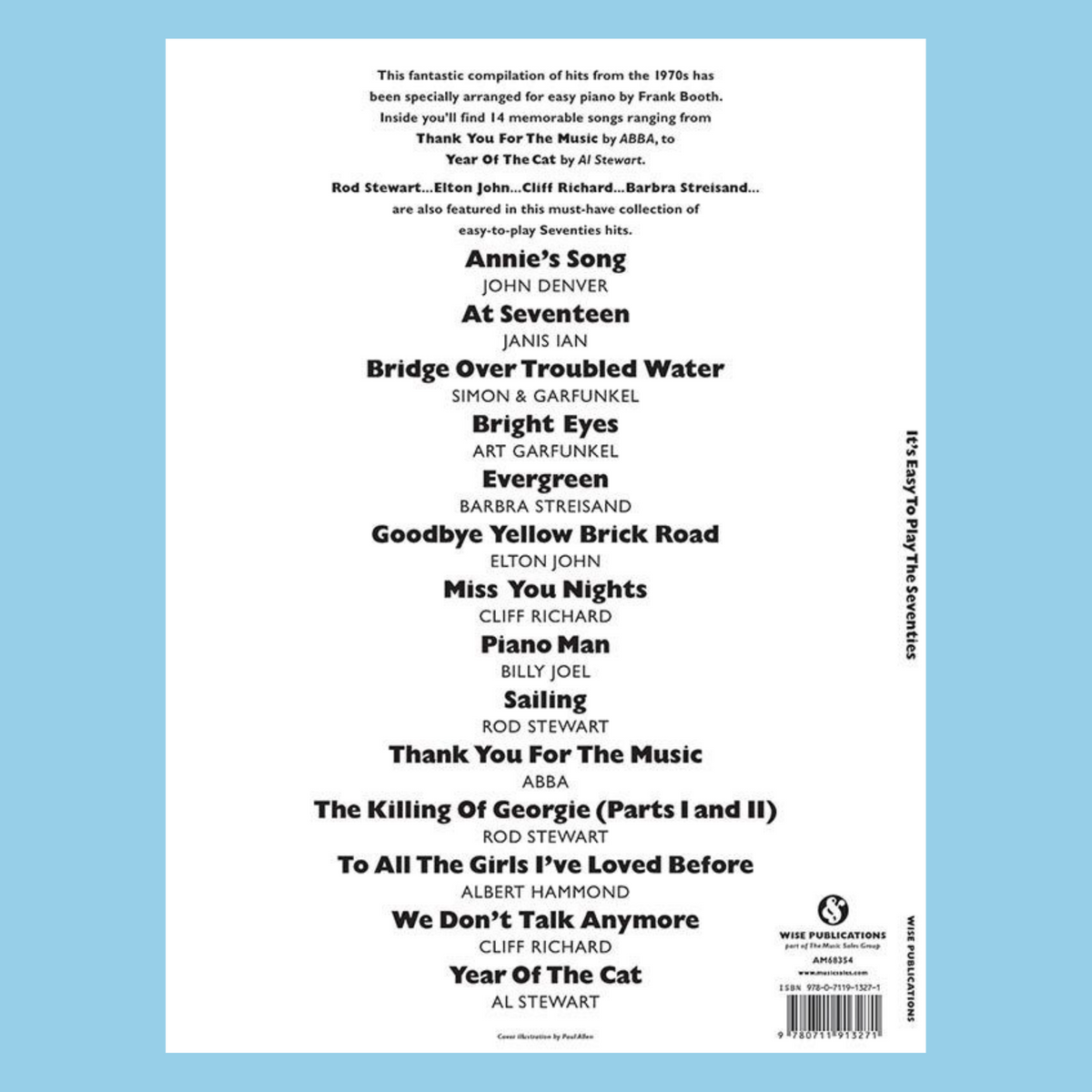 Its Easy To Play The Seventies - Piano/Vocal/Guitar Songbook