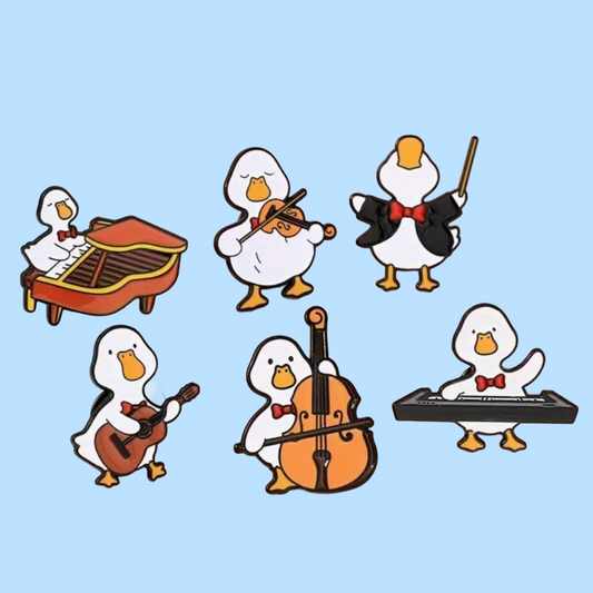 ConDUCKtor and his Merry Band - Enamel Pin Set (6 Pins)