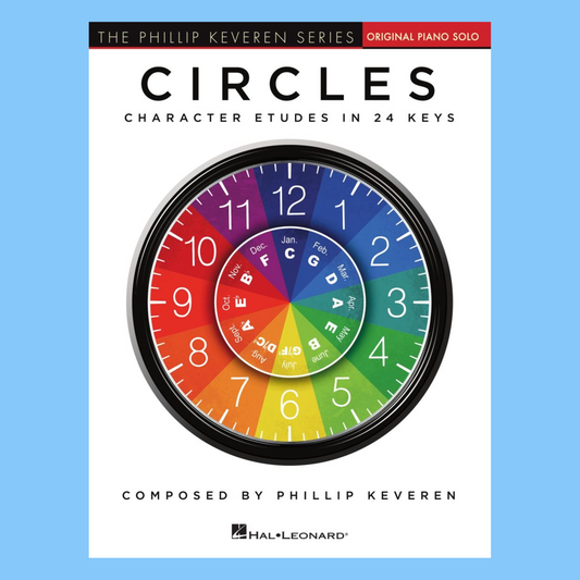 Keveren - Circles Character Etudes In 24 Keys Piano Book