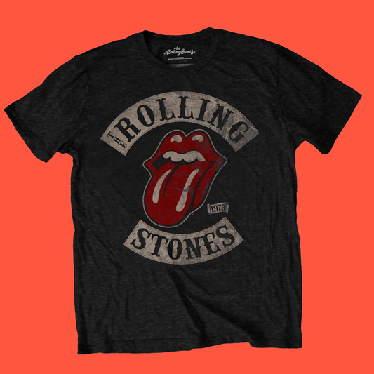 The Rolling Stones 1978 T-Shirt (Small - XXL) - 100% Cotton