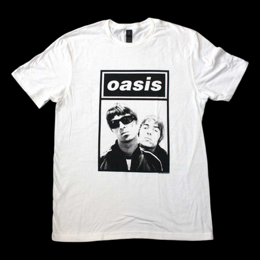 White Oasis Boxed Photo T-Shirt (Small - XXL) - 100% Cotton