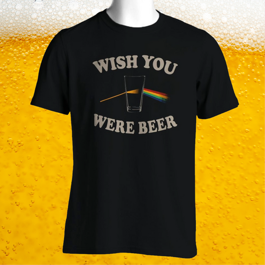 Pink Floyd - Dark Side of the Beer Parody T-Shirt (Small - 5XL) - 100% Cotton