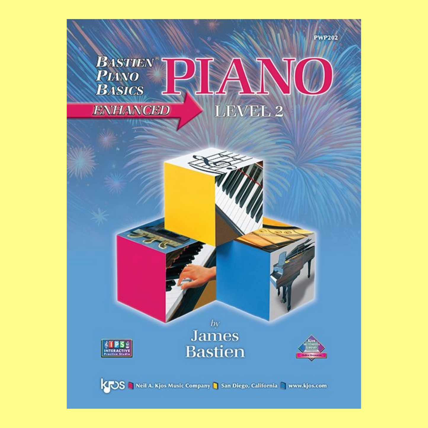 Bastien Piano Basics Enhanced: Piano Level 2 Book (Book and Media)