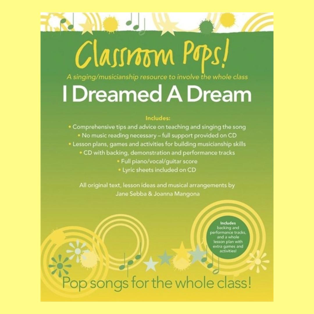 Classroom Pops - I Dreamed A Dream Book/Cd