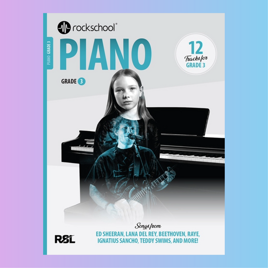Rockschool Piano 2025 - Grade 3 Book (New)