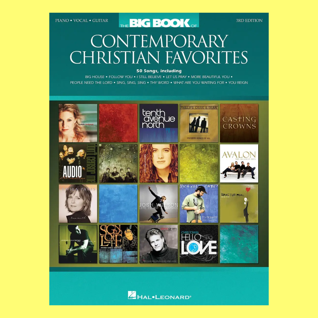 The Big Book Of Contemporary Christian Favorites Piano Vocal Guitar Songbook (3rd Edition)