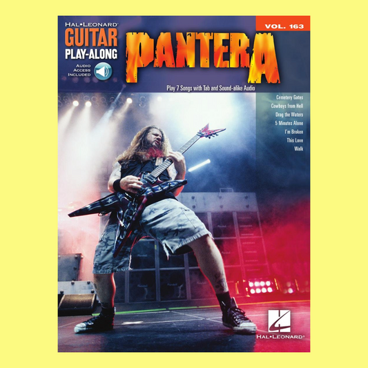 Pantera Guitar Play Along Volume 163 Book/Ola