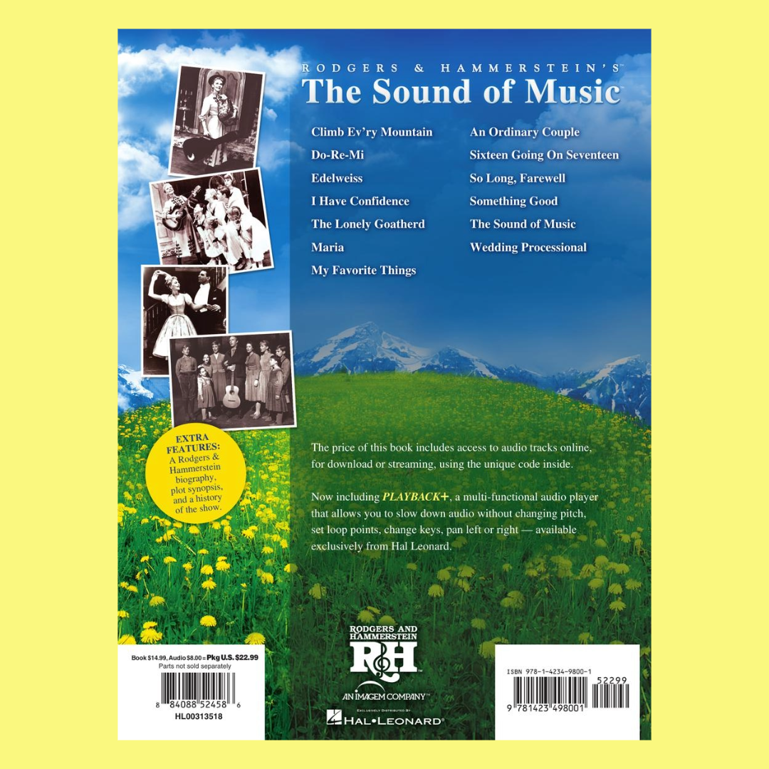 Sound Of Music - Vocal and Piano Songbook (Book/Ola)