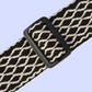 Levy Black And White Cotton Guitar Strap 2" Wide
