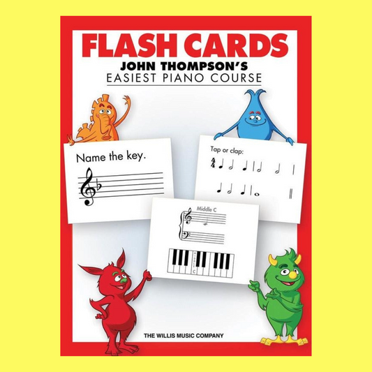 John Thompson's Easiest Piano Course - Flash Cards (128 Cards)