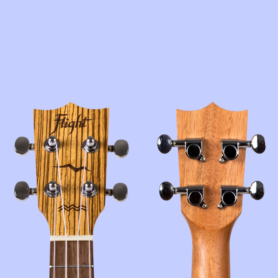 Flight DUC328 CEQ Spruce and Zebrawood Electro Acoustic Concert Ukulele with Gig Bag