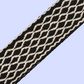Levy Black And White Cotton Guitar Strap 2" Wide