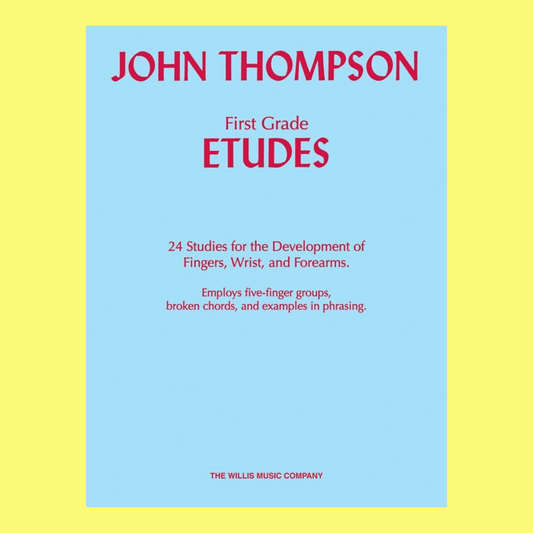 John Thompson First Grade Etudes Piano Book