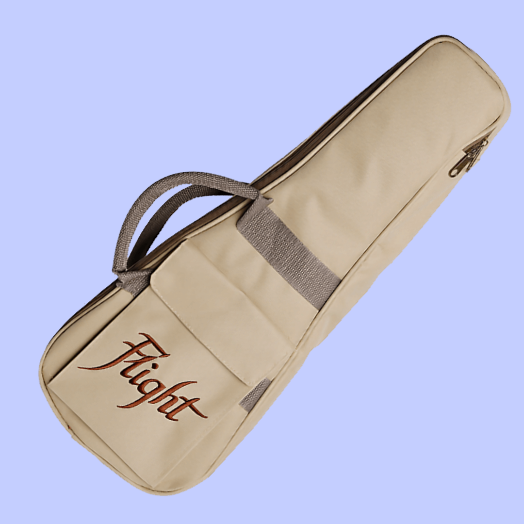 Flight DUC328 CEQ Spruce and Zebrawood Electro Acoustic Concert Ukulele with Gig Bag