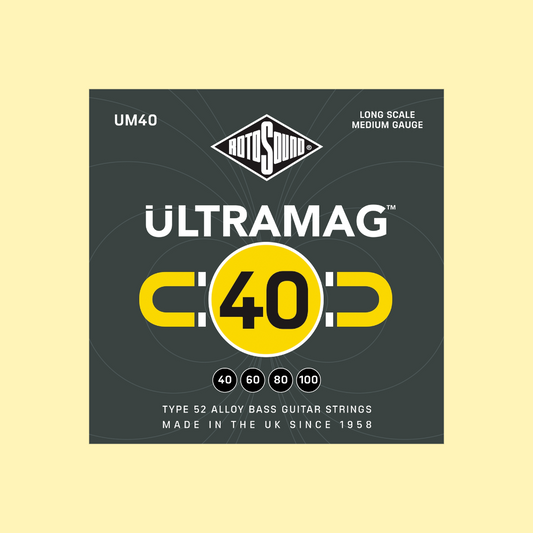 Rotosound RUM40 Ultramag Type 52 Alloy Bass Set 40-100