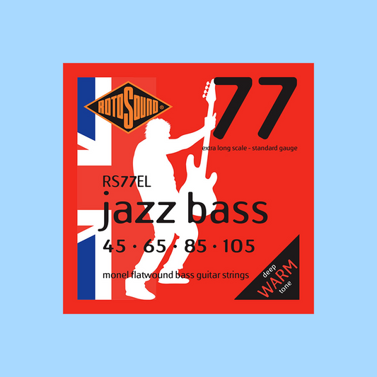 Rotosound RS77EL Jazz Bass 77 Monel Extra Long Scale Flatwound 45-105