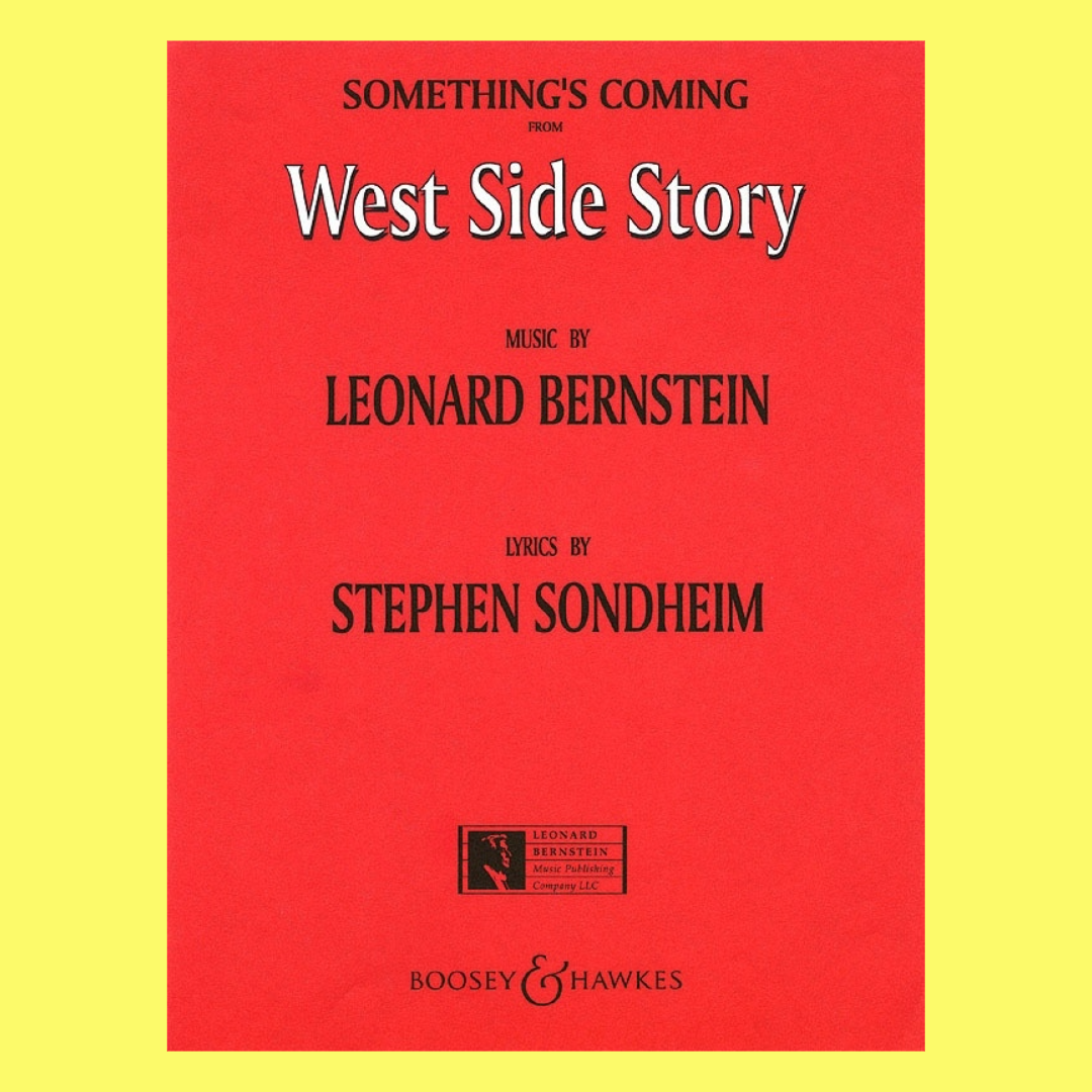 Leonard Bernstein - Somethings Coming (West Side Story) Piano and Vocal Sheet Music