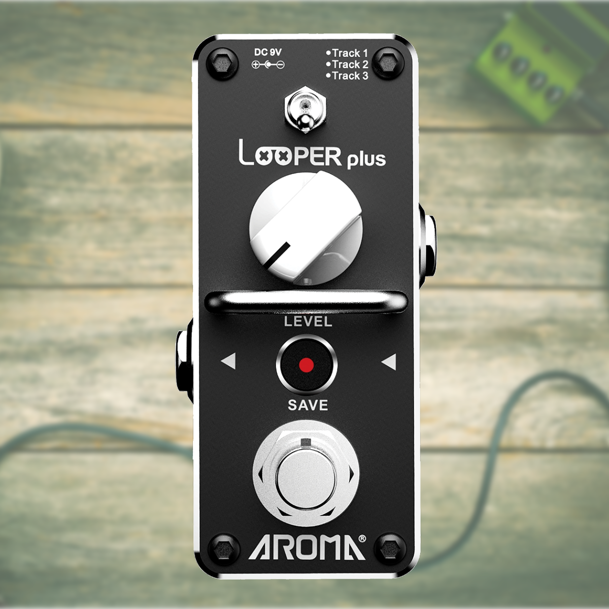 Toms Line ALP-3S Looper Plus Mini Pedal (Use with Guitar, Uke, Keyboard, Bass & More)