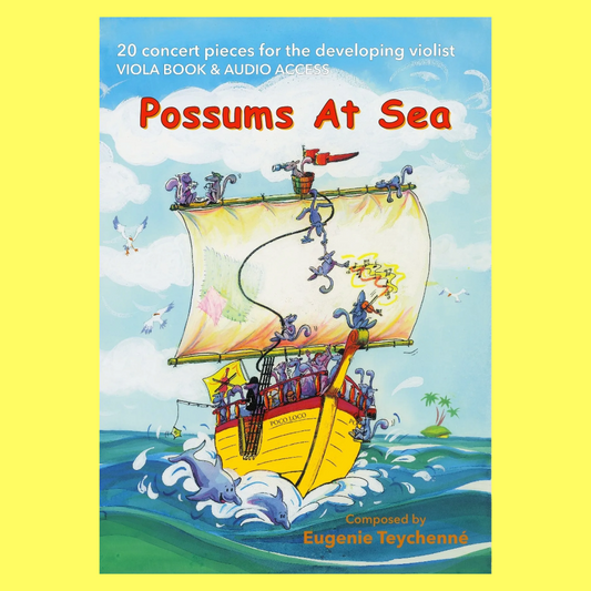 Possums At Sea Viola Book/Cd