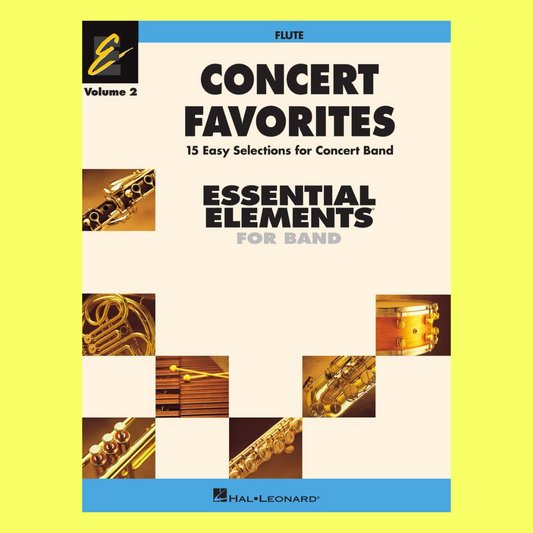 Essential Elements Concert Favorites - Flute Volume 2 Book