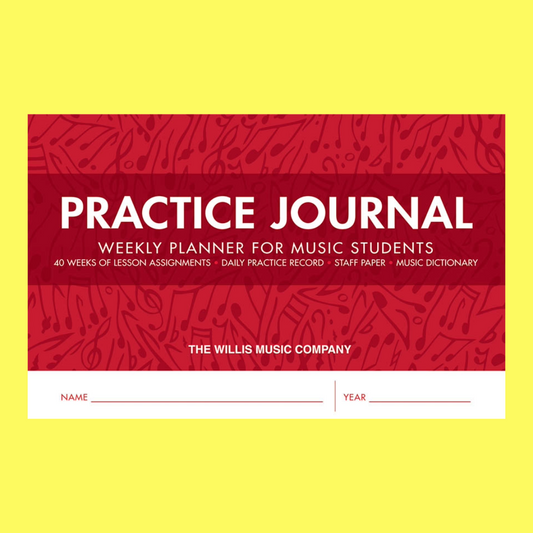 Student Practice Journal Book - Suitable For All Music Students