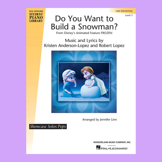 HLSPL: Frozen - Do You Want To Build A Snowman? Easy Piano Sheet Music