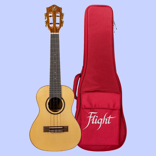 Flight Sophia TE Tenor Electro Acoustic Ukulele with Deluxe Padded Gig Bag