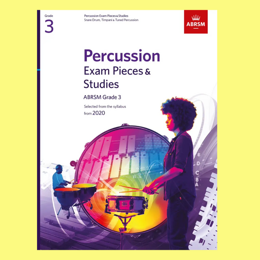 ABRSM Percussion Exam Pieces & Studies - Grade 3 Book