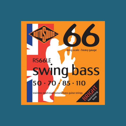 Rotosound RS66LE Swing Bass 66 Stainless Steel Long Scale Heavy 50-110
