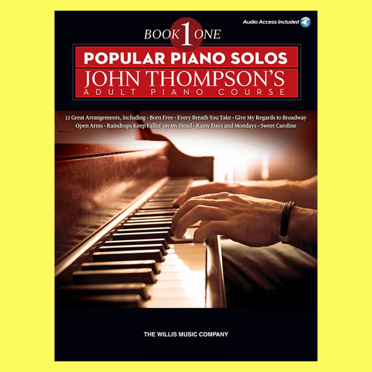 John Thompson's Popular Piano Solos for Adults - Book 1 (Book/Ola)