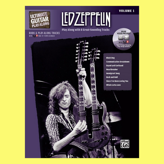 Led Zeppelin - Ultimate Guitar Play Along Volume 1 Book/Ola