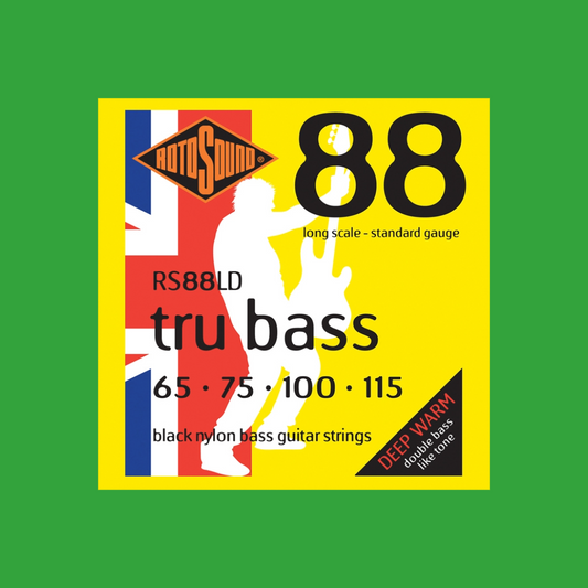 Rotosound RS88LD Tru Bass 88 Black Nylon Tapewound 65-115
