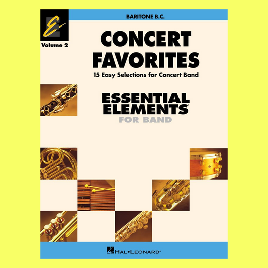 Essential Elements Concert Favorites - Baritone Bass Clef Book
