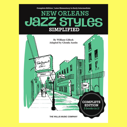New Orleans Jazz Styles Simplified Piano Book - Complete Edition