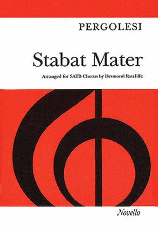 Pergolesi - Stabat Mater Satb Vocal Score